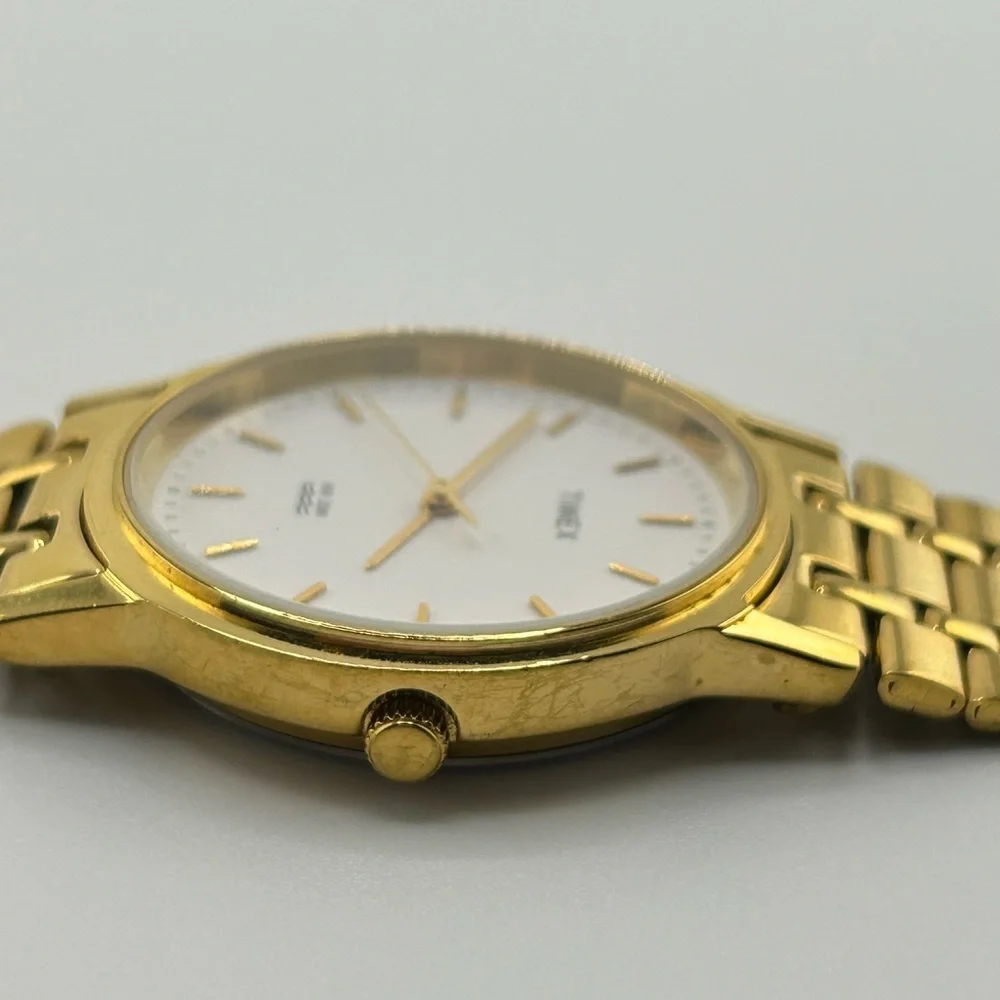 Timex Fashion Analog White Dial Men's Watch Case 36mm #572